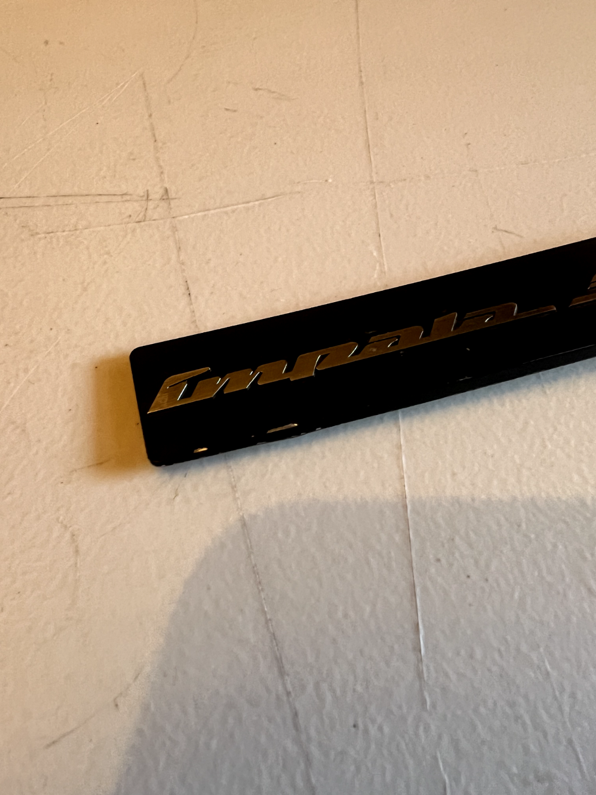 00-05 Chevy Impala SS Supercharged Passenger Side Dash Plaque Emblem OEM