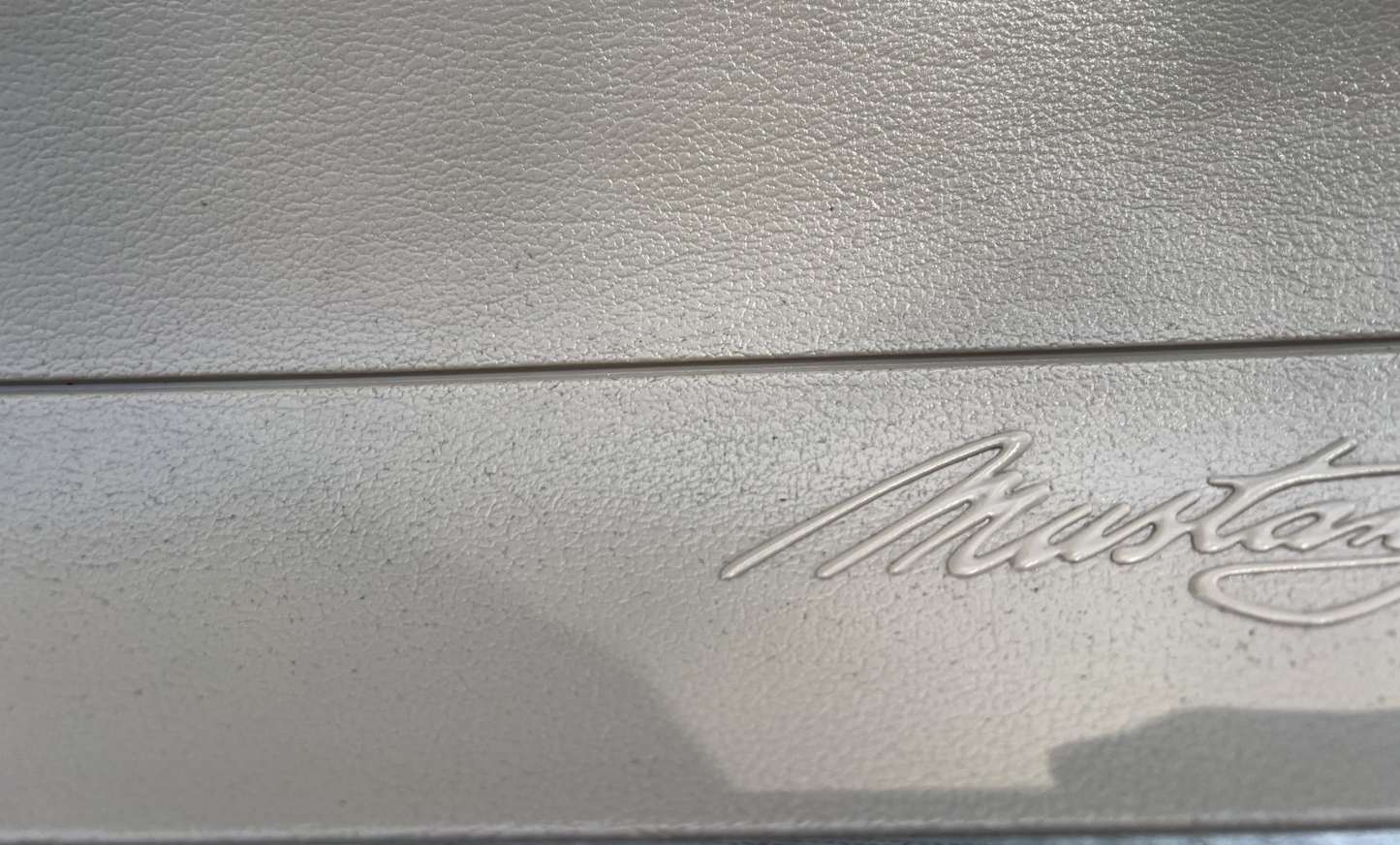 03-04 Ford Mustang Passenger Dash Trim Module Cover Tan OEM