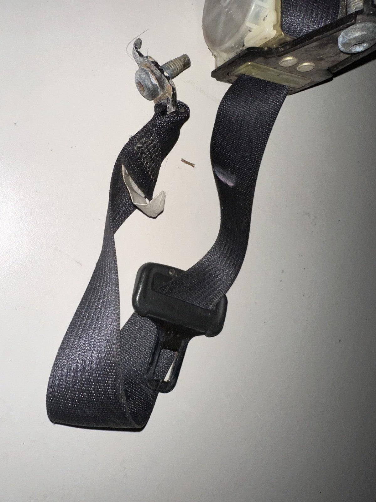 05-09 Ford Mustang Passenger Right RH Rear Seat Seatbelt OEM Black Belt