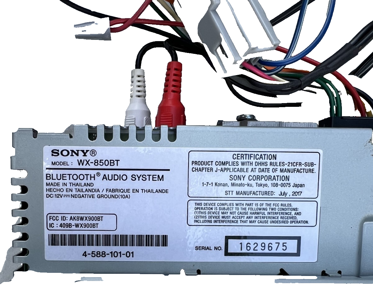 99-04 Ford Mustang Sony Radio WX-850BT Wired Plug and Play