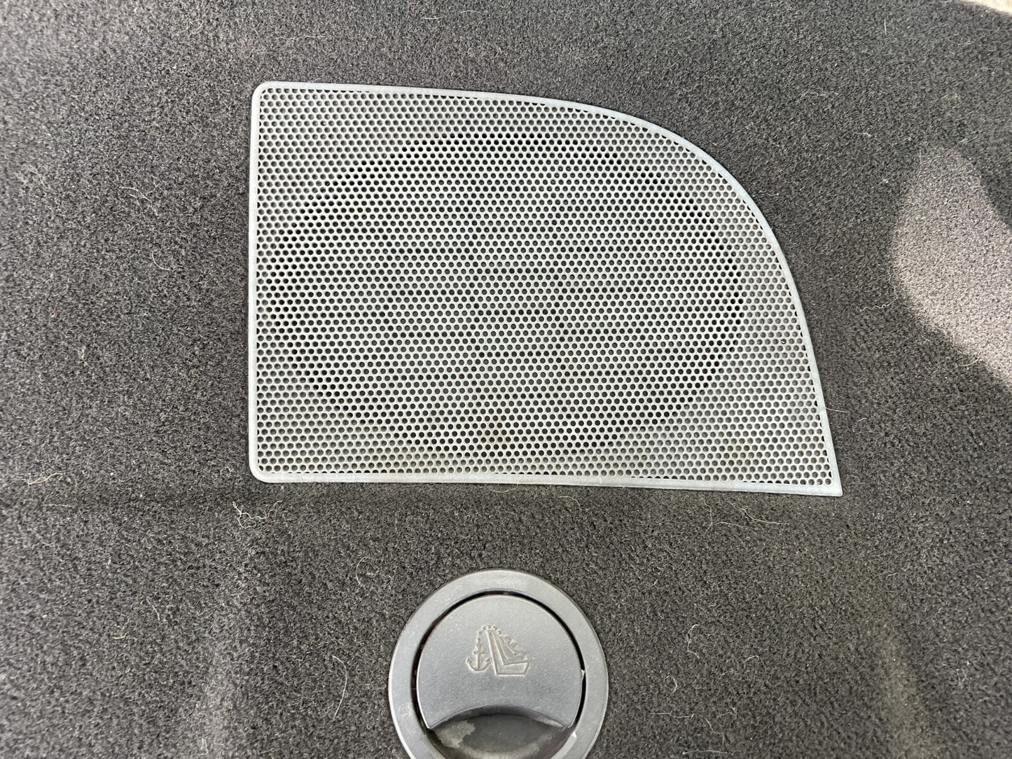 05-09 Ford Mustang Upper Trunk Rear Deck Carpet Black Speaker Trim Panel OEM