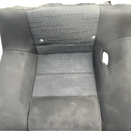 05-09 Ford Mustang Charcoal Black Cloth Rear Seat No Brackets V6 Pattern OEM