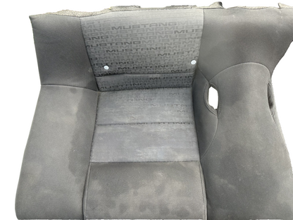 05-09 Ford Mustang Charcoal Black Cloth Rear Seat No Brackets V6 Pattern OEM