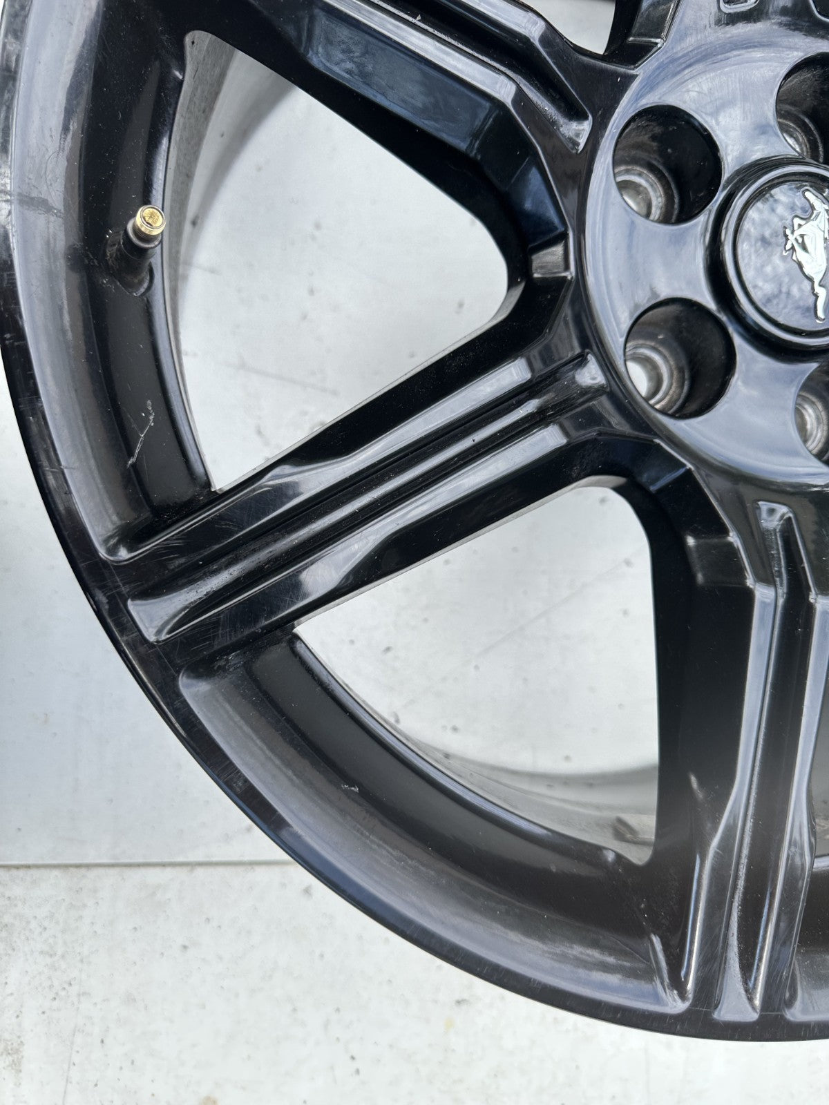 18-21 Ford Mustang Wheel Rim 19x8-1/2 Aluminum 7 Spoke Gloss Black OEM