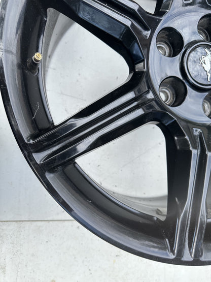 18-21 Ford Mustang Wheel Rim 19x8-1/2 Aluminum 7 Spoke Gloss Black OEM