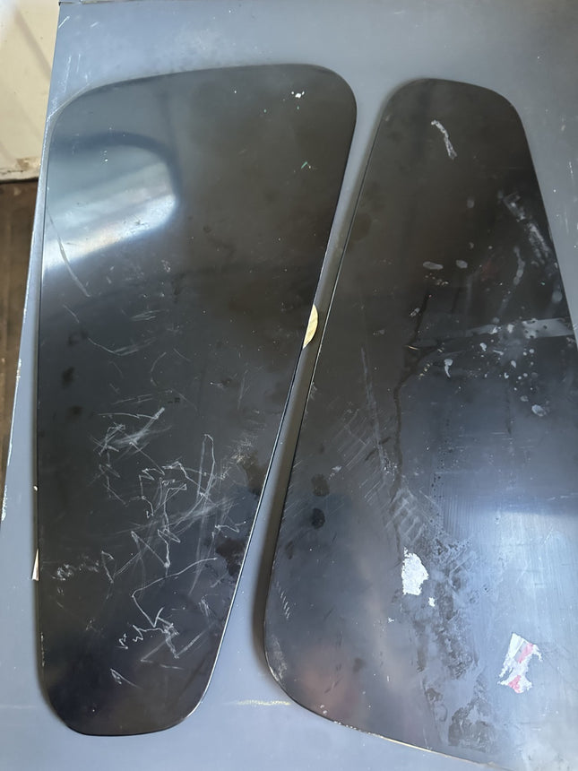 05-14 Ford Mustang Quarter Window Deletes Gloss Black Pair RH & LH