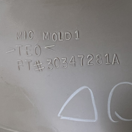 03-04 Ford Mustang Passenger Dash Trim Module Cover Tan OEM