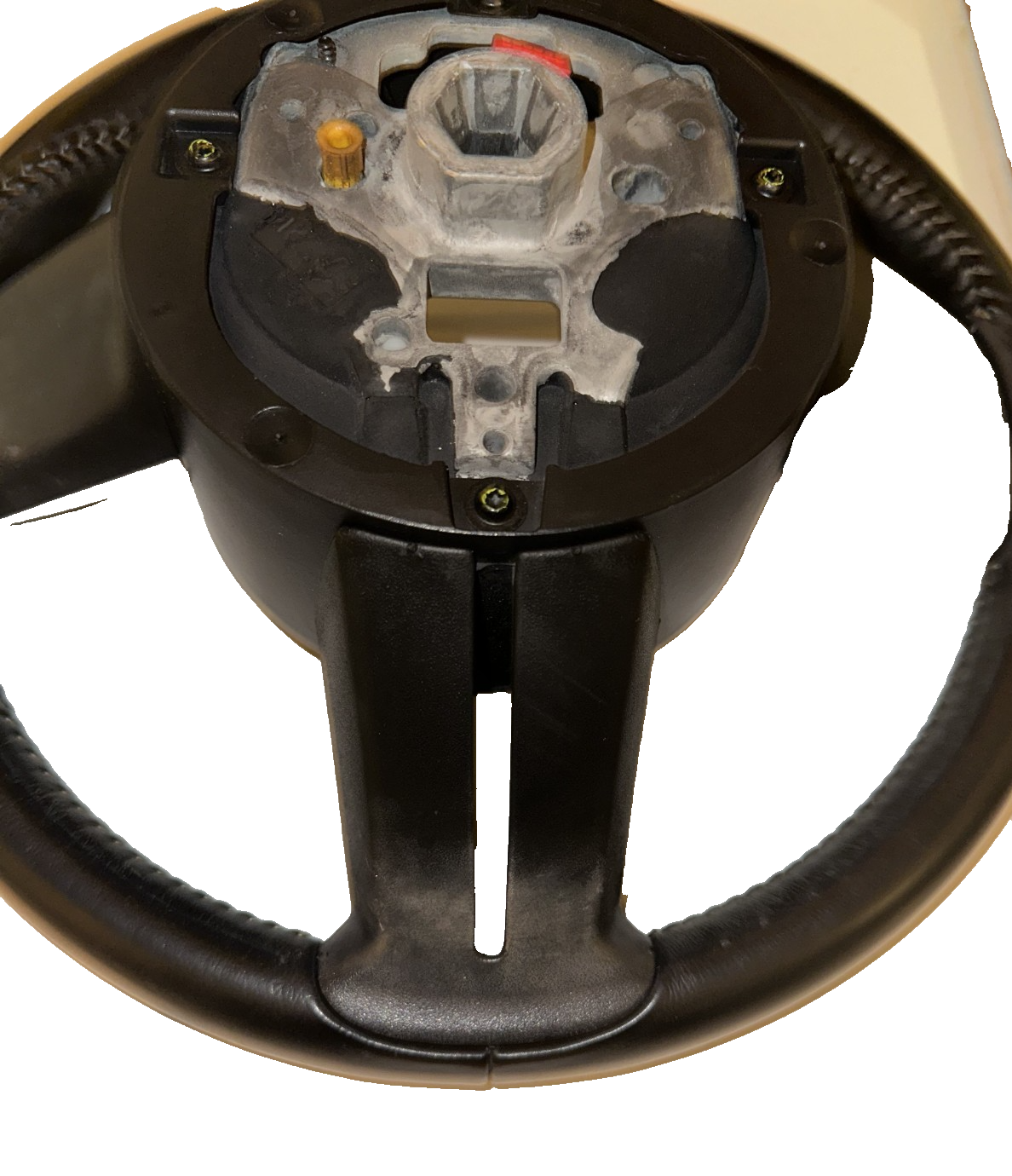 10-14 Ford Mustang Premium Leather Steering Wheel OEM W/ Switches And Wiring