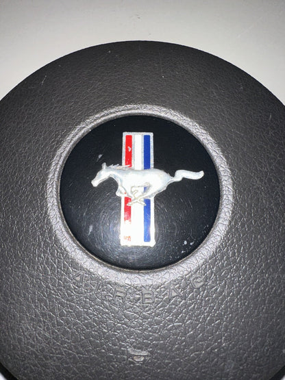 05-09 Ford Mustang Steering Wheel Horn Button OEM With Horse Center Emblem