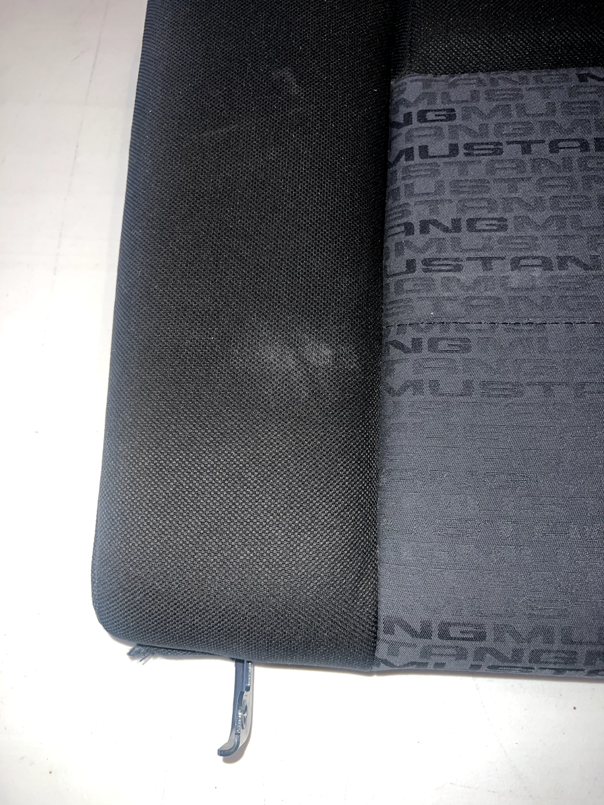 05-09 Ford Mustang Charcoal Black Cloth Seat Back RH Passenger OEM