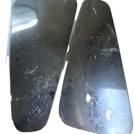 05-14 Ford Mustang Quarter Window Deletes Gloss Black Pair RH & LH