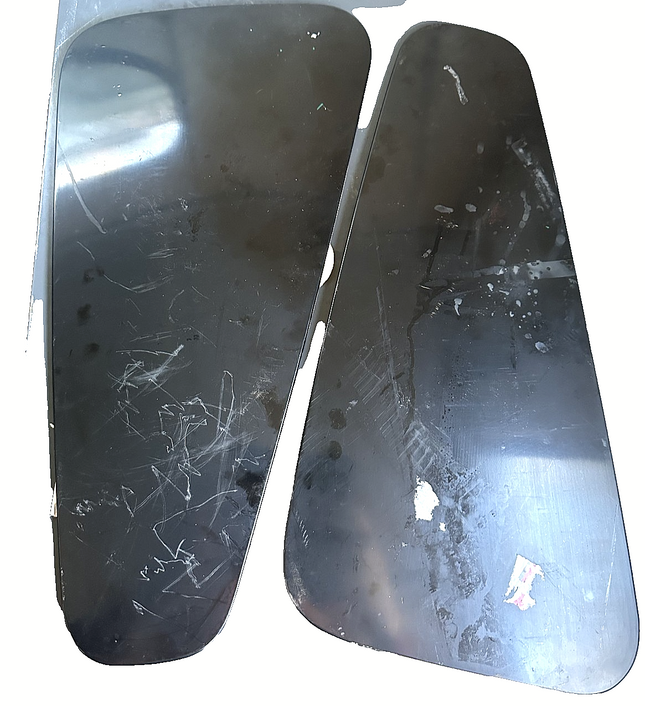 05-14 Ford Mustang Quarter Window Deletes Gloss Black Pair RH & LH