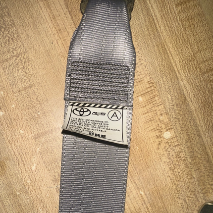 05-06 Toyota Camry Passenger Right RH Front Seatbelt OEM Tan Color Belt