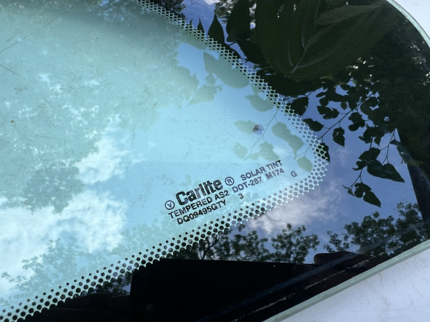 99-04 Ford Mustang Rear Left Driver Quarter Glass Window Coupe OEM Carlite