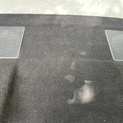 05-09 Ford Mustang Upper Trunk Rear Deck Carpet Black Speaker Trim Panel OEM