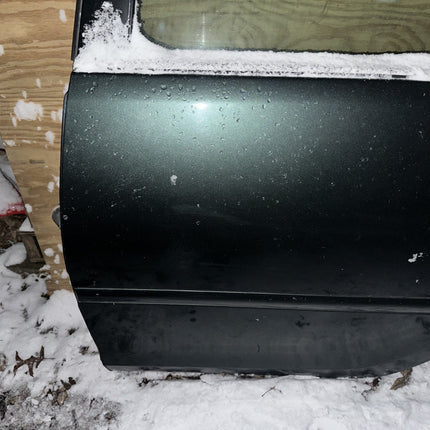 2002-2006 Toyota Camry Rear Left Driver Exterior Door Complete Dark Green OEM