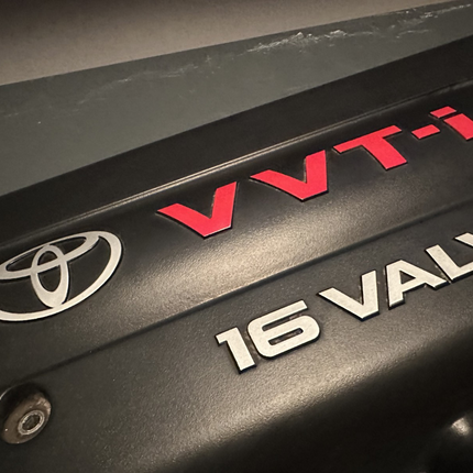 Toyota Camry 2AZ-FE Engine Cover Coil Cover OEM Black With Red Lettering