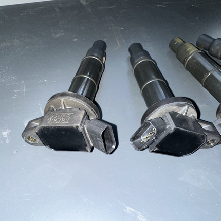 02-09 Toyota Camry 2.4L 2AZ-FE Set of 4 Ignition Coils OEM Denso