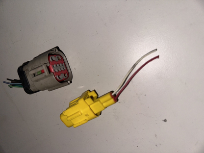 05-09 Ford Mustang Lower Front Seat Wire Plugs Power Seat OEM LH Driver