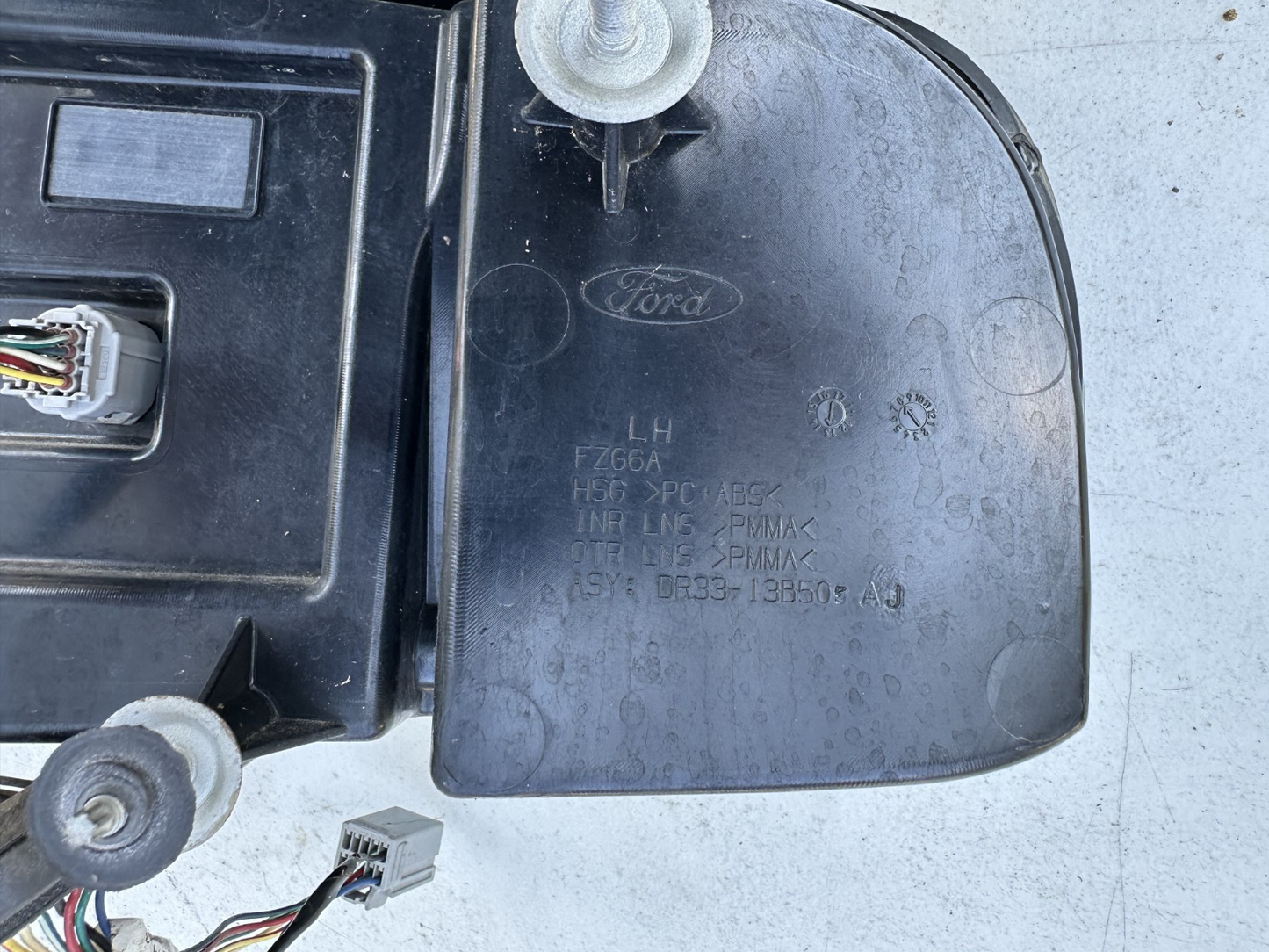 13-14 Ford Mustang Style Taillights Tail Lamps With Wiring Pair LH RH OEM