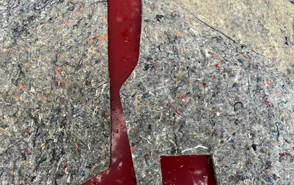 05-09 Ford Mustang Rear Window Lower Quarter Panel Sound Deadning Pair OEM