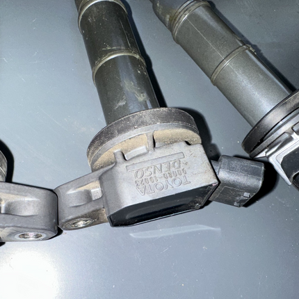 02-09 Toyota Camry 2.4L 2AZ-FE Set of 4 Ignition Coils OEM Denso