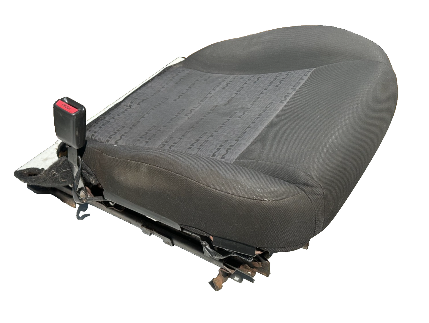 05-09 Ford Mustang 6 Way Power Seat Track Driver LH OEM W/ Seat Base V6 Cloth