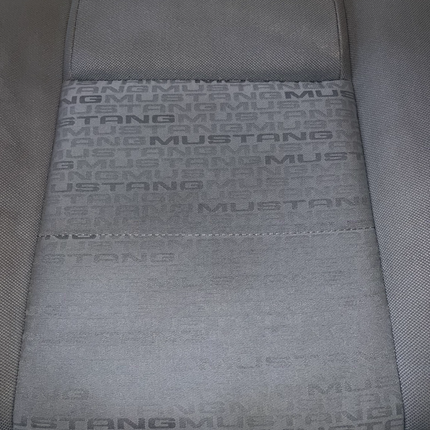 05-09 Ford Mustang Dove Grey Cloth Seat Back RH Passenger OEM 