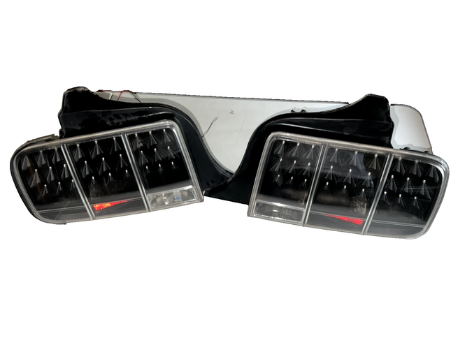 05-09 Ford Mustang Spec D LED Tail light With Wiring Pair LH RH With All Bulbs