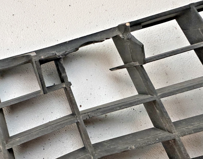 1969 OEM Ford Mustang Grille Black Original Ford W/ Bracket