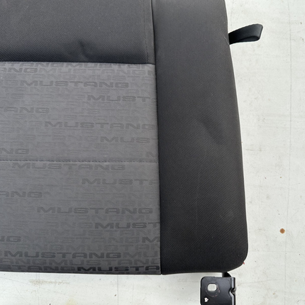05-09 Ford Mustang Charcoal Black Cloth Rear Seat No Brackets V6 Pattern OEM