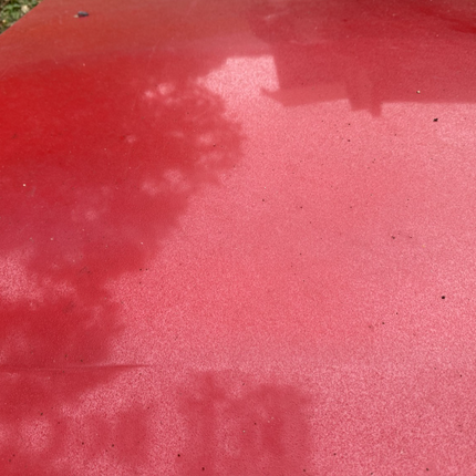 05-09 Ford Mustang Bright Red Hood Front W/ Hood Liner OEM