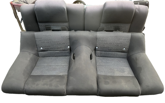05-09 Ford Mustang Charcoal Black Cloth Rear Seat Complete No Brackets V6 OEM