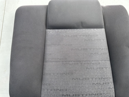 05-09 Ford Mustang Charcoal Black Cloth Rear Seat No Brackets V6 Pattern OEM