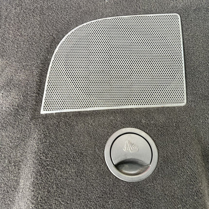 05-09 Ford Mustang Upper Trunk Rear Deck Carpet Black Speaker Trim Panel OEM