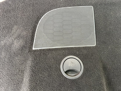 05-09 Ford Mustang Upper Trunk Rear Deck Carpet Black Speaker Trim Panel OEM