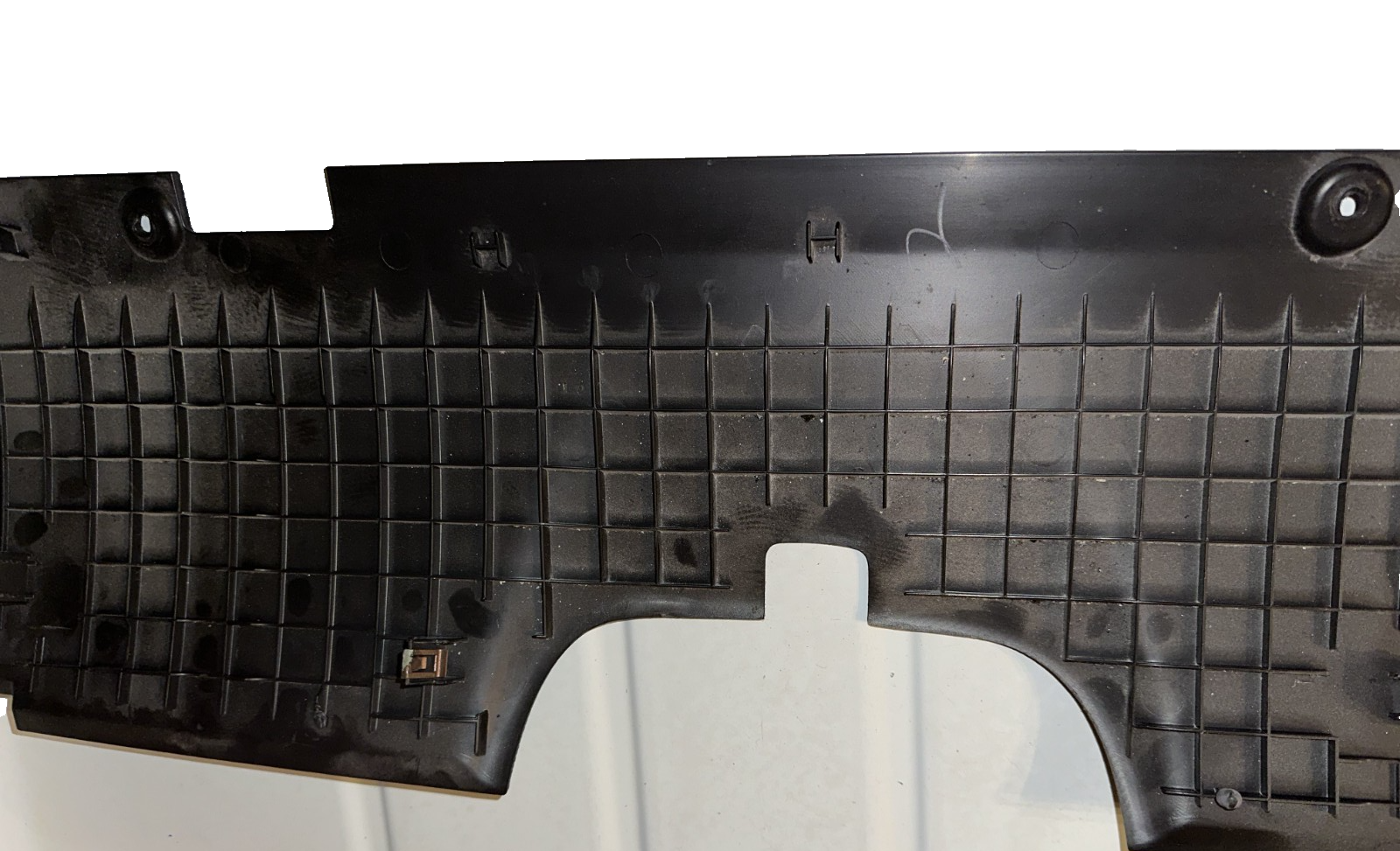 10-14 Ford Mustang Interior Knee Bolster Trim Panel Charcoal Black OEM