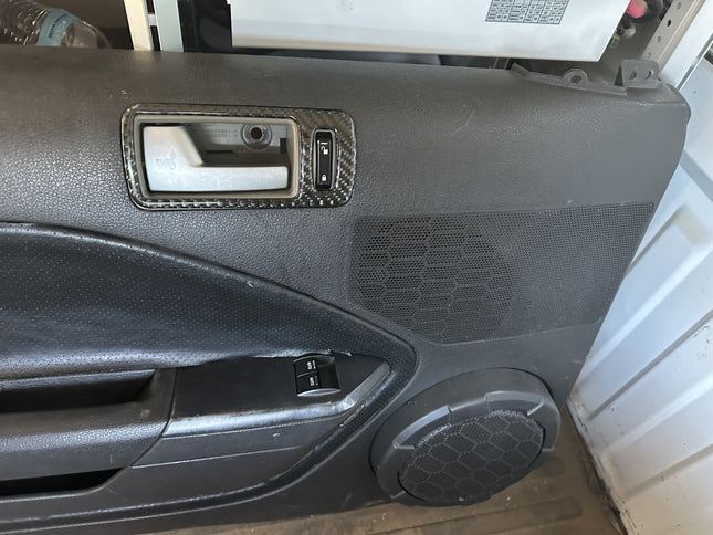 05-09 Mustang Door Panel Trim Charcoal Black LH Driver Side W/ Shaker Speaker