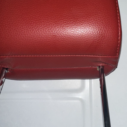05-09 Ford Mustang Front Seat Head Rest Red Leather OEM