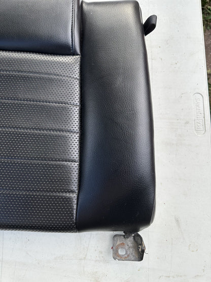 05-09 Ford Mustang Charcoal Black GT Leather Rear Seat Complete W/ Brackets OEM