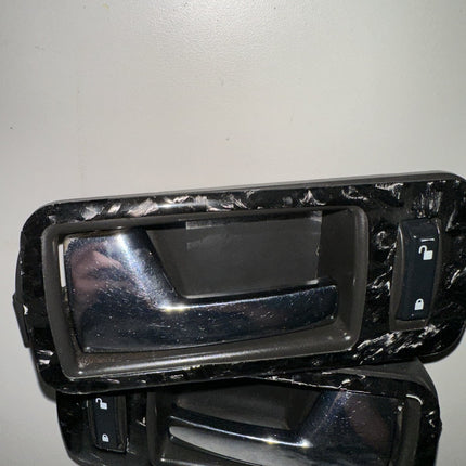 10-14 Ford Mustang LH RH Driver Passenger Pair Interior Chrome Door Handles OEM