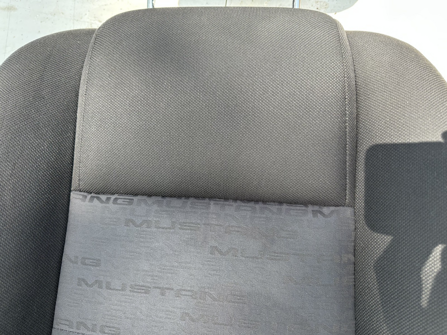 05-09 Ford Mustang Front Right RH Passenger Upper Seat Back Cloth OEM