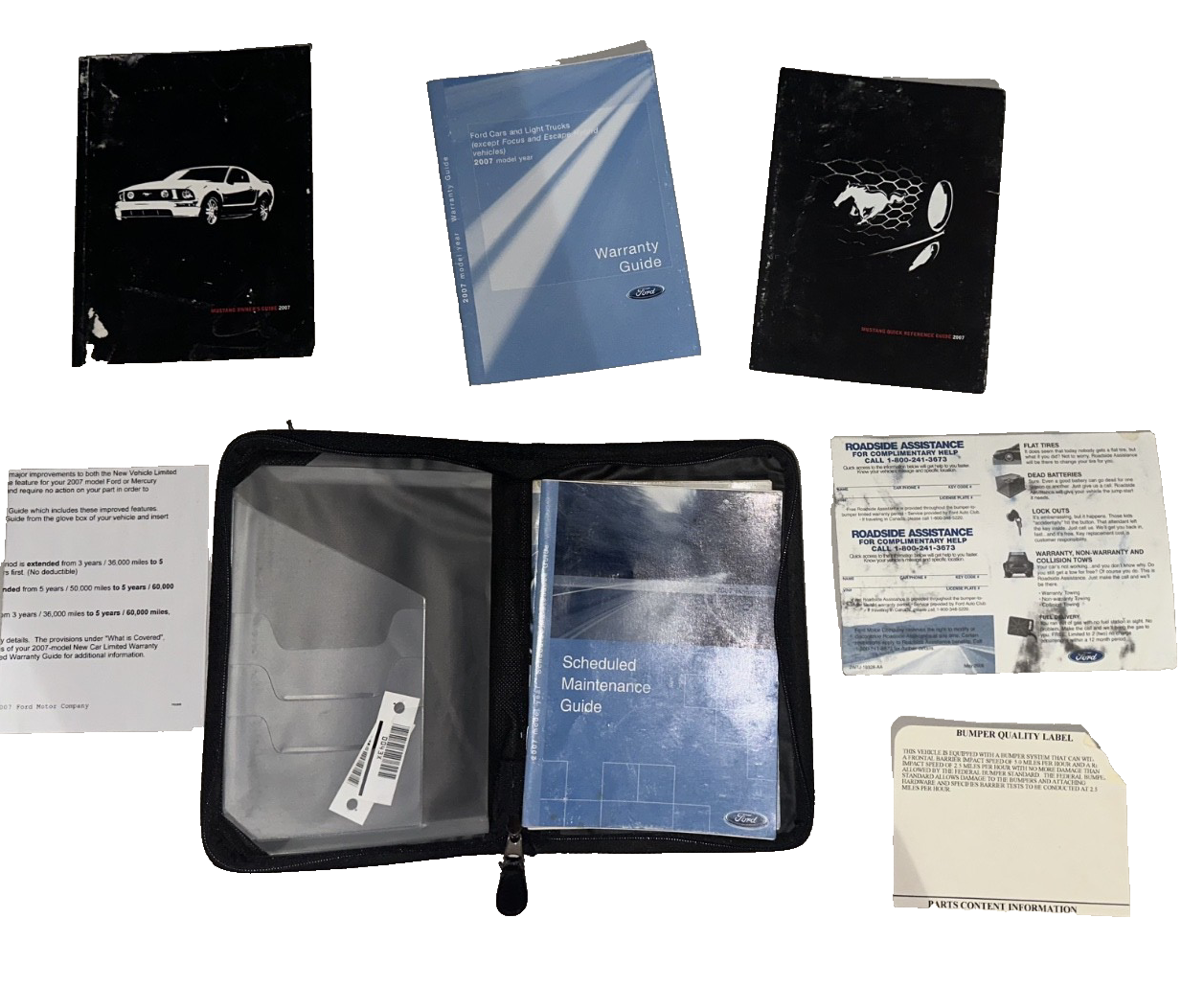 05-09 Ford Mustang Owner’s Manual With Book OEM - From 2007 Mustang