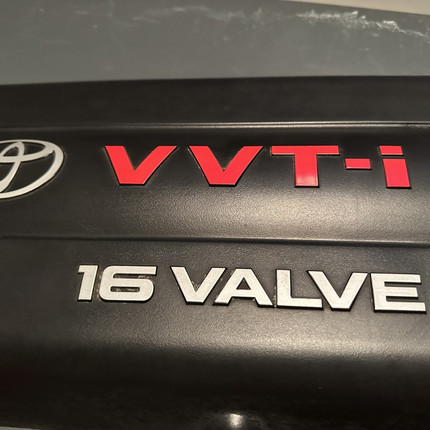Toyota Camry 2AZ-FE Engine Cover Coil Cover OEM Black With Red Lettering