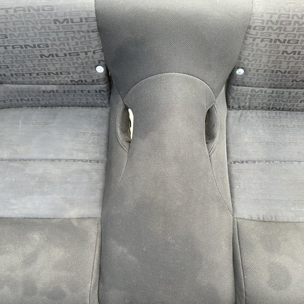 05-09 Ford Mustang Charcoal Black Cloth Rear Seat No Brackets V6 Pattern OEM