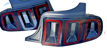13-14 Ford Mustang Style Taillights Tail Lamps With Wiring Pair LH RH OEM
