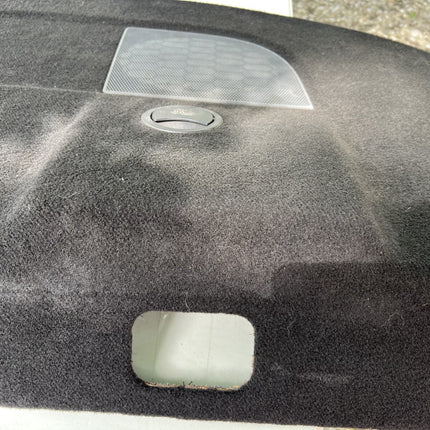 05-09 Ford Mustang Upper Trunk Rear Deck Carpet Black Speaker Trim Panel OEM