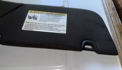 05-09 Ford Mustang Coupe Sun Visor RH LH Driver Passenger Side OEM Black Cloth