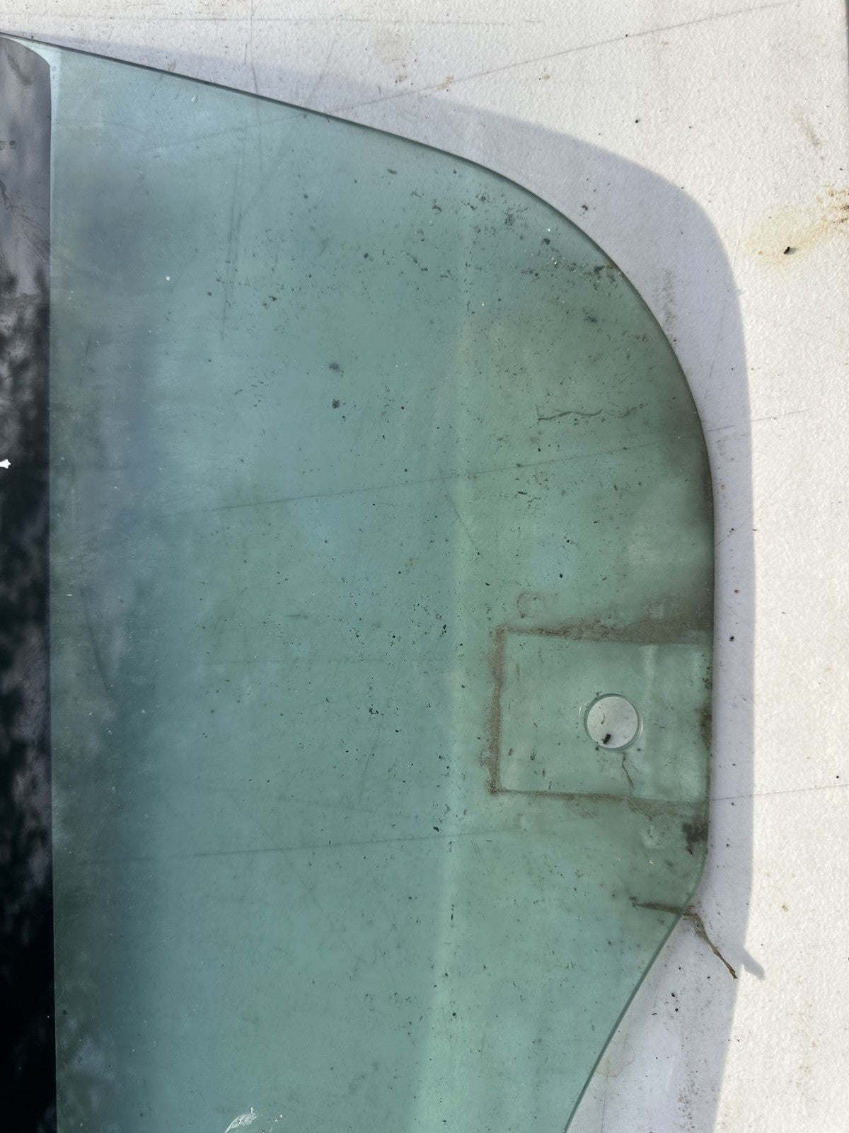 05-14 Ford Mustang Coupe Driver Side Left LH Door Window Glass OEM W/ Sticker