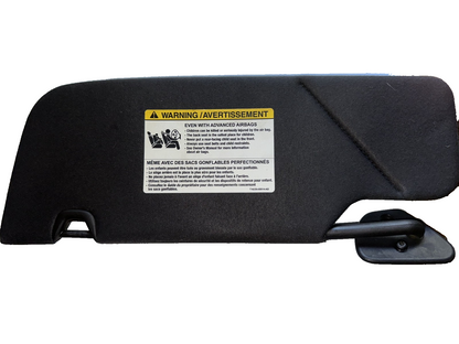 05-09 Ford Mustang Coupe Sun Visor RH LH Driver Passenger Side OEM Black Cloth